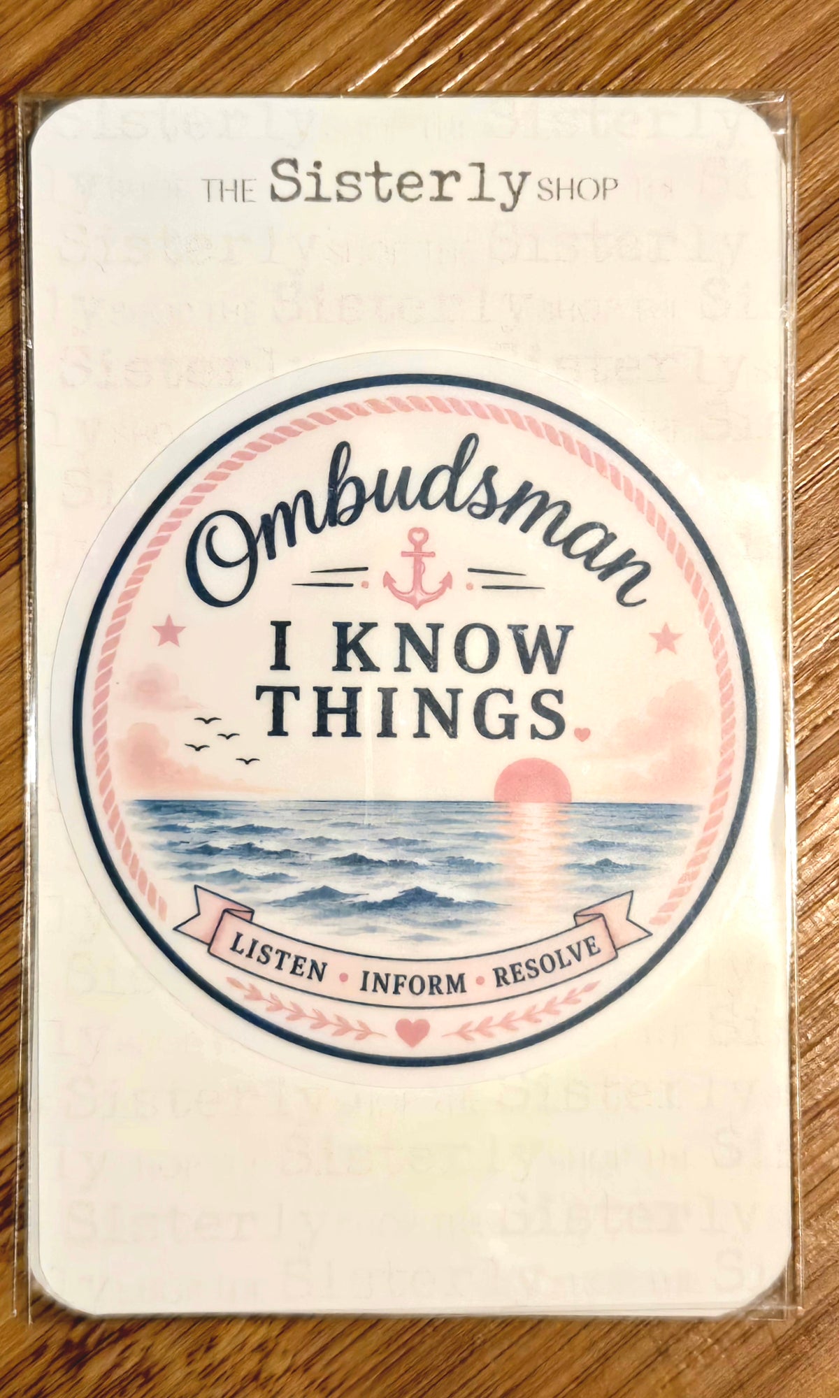 The Sisterly Shop Ombudsman Appreciation Sticker Collection