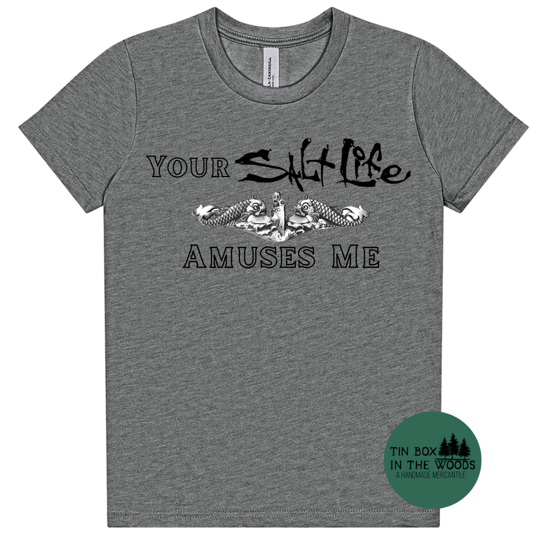 Salt Life Adult T-Shirt (Silver)