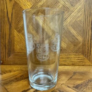 Pint Glass with Chief Anchors