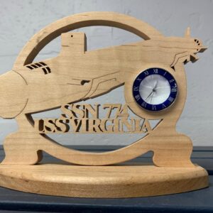 Desk Clock - USS Virginia