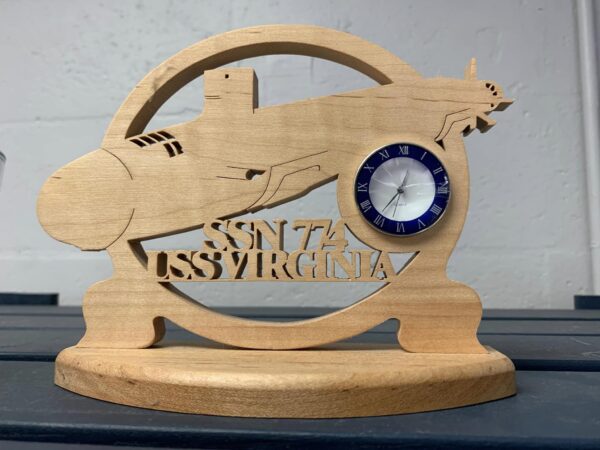 Desk Clock - USS Virginia