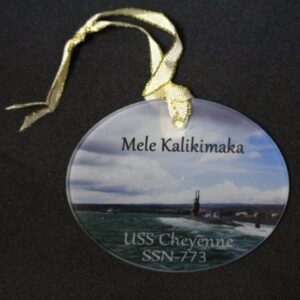 Glass Ornament - USS Cheyenne