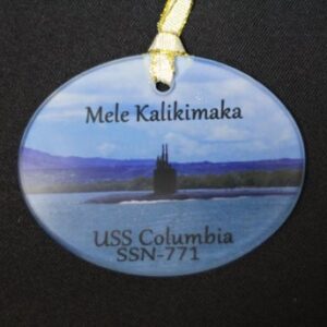 Glass Ornament - USS Columbia