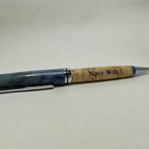 Designer Loved One Pen - Navy Wife