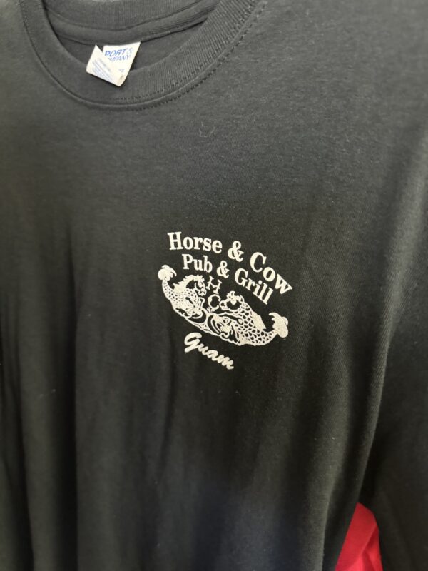 GUAM Horse & Cow Pub & Grill T-Shirt - Image 2