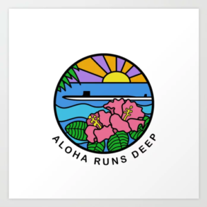 Modern Rosie Prints - Aloha Runs Deep