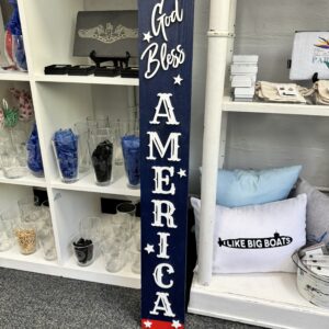 Porch Sign - God Bless America