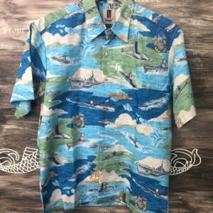 Tori Richard Submarine Aloha Shirt - Blue