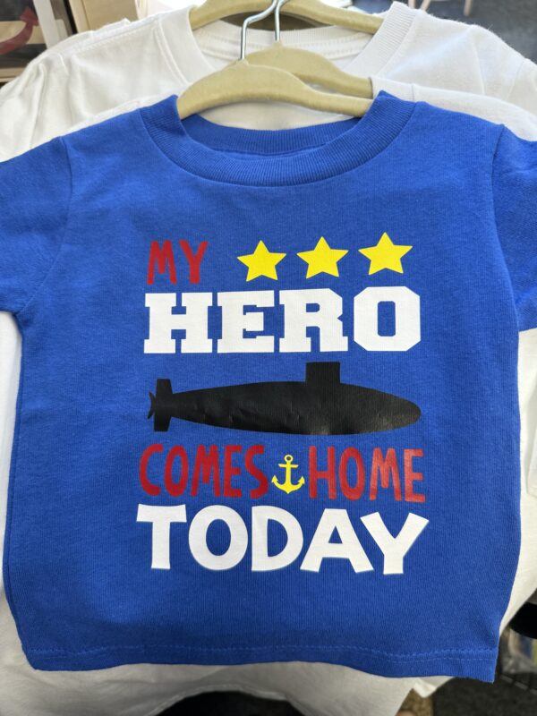 Children's T-shirt - My Hero Comes Home Today