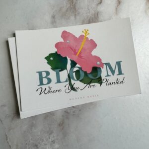 Modern Rosie Post Card - Bloom