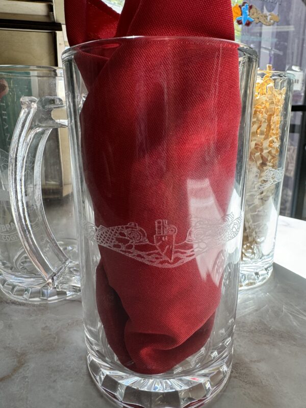 16oz Beer Mug - dolphins