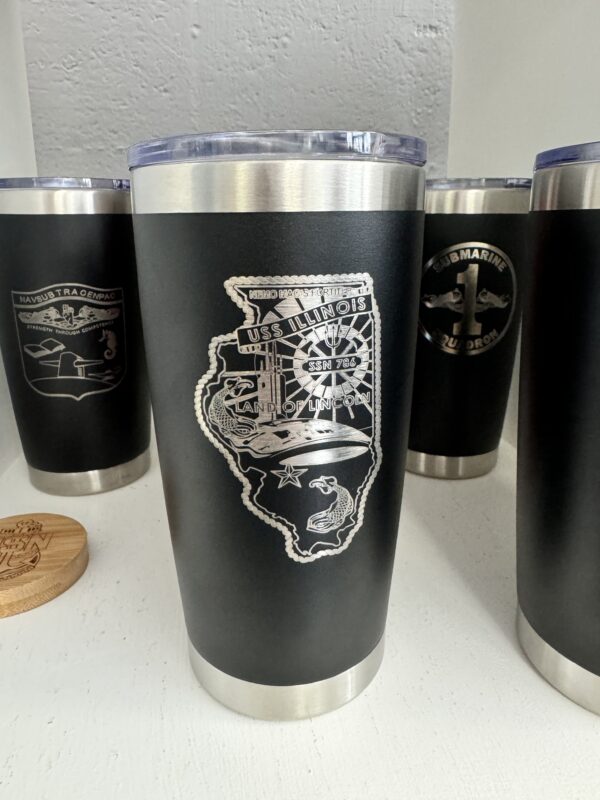 20oz Coffee Tumbler - USS Illinois