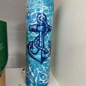 32oz Large Metal Tumbler - Anchor