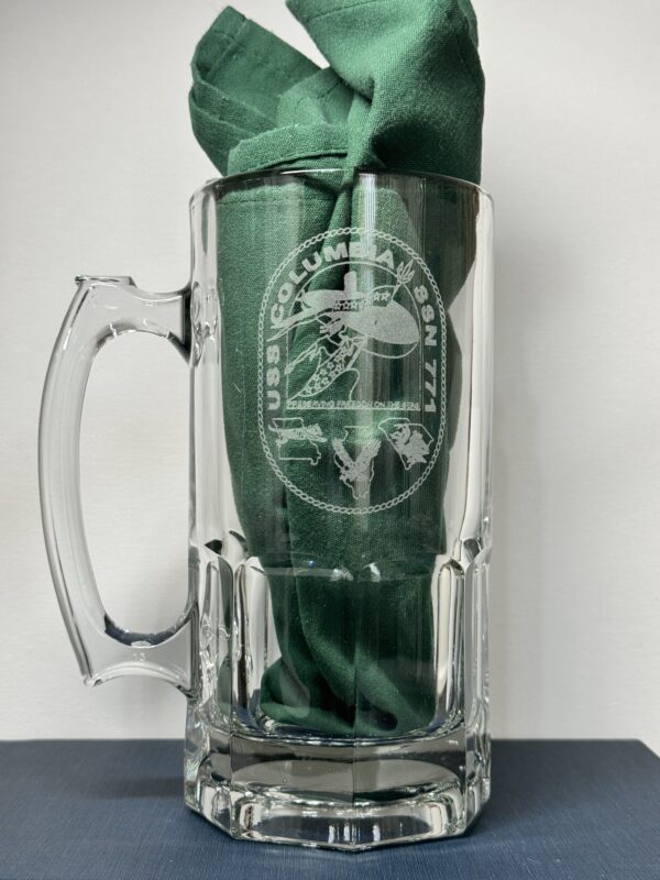 34oz Beer Mug - USS Columbia (SSN-771)