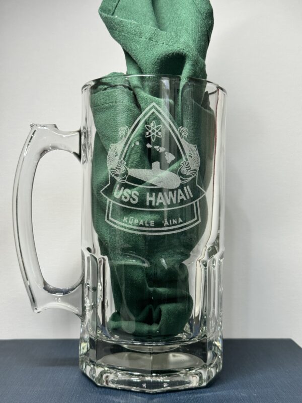 34oz Beer Mug - USS Hawaii (SSN-776)