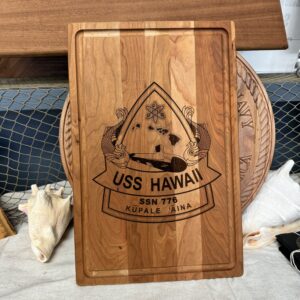 Command Cutting Board - USS Hawaii (11x17)