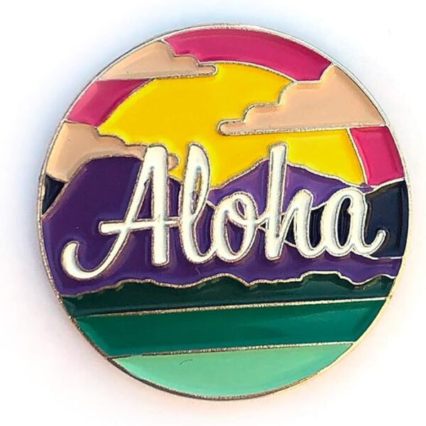 Modern Rosie Enamel Charm - Aloha