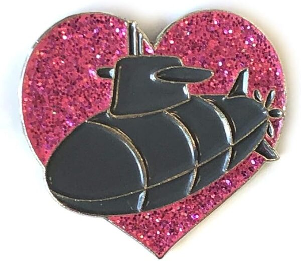 Modern Rosie Enamel Charm - Sub heart