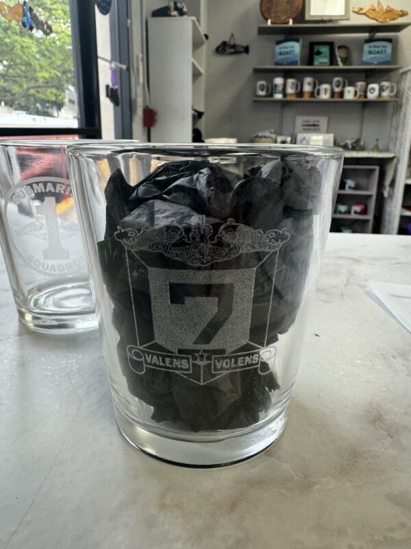 Whiskey Glass with Etching - CSS-7