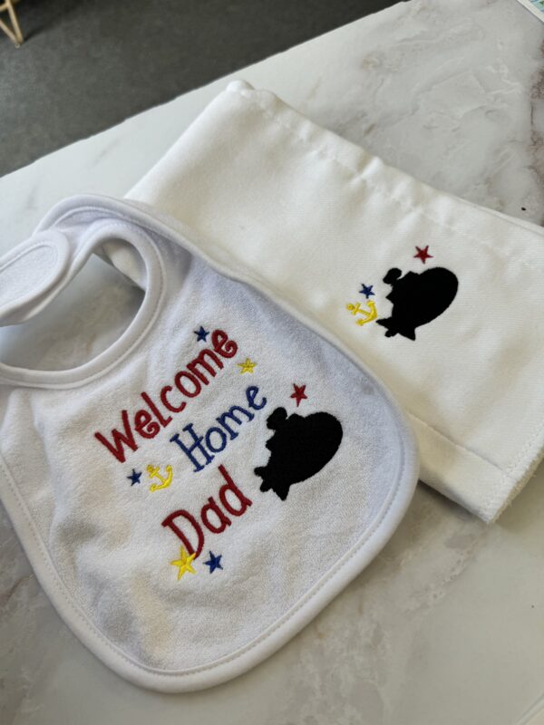 Bib & Burp Cloth Set