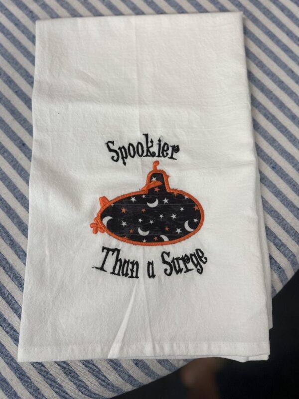 Kitchen Towel - Spookier than a Surge