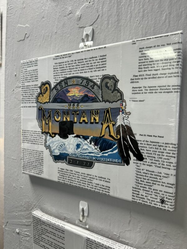 Thunder + Command Canvas Art - USS Montana