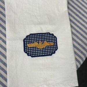 Kitchen Towel - Dolphins gold check