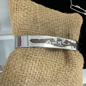 Engraved Metal Bracelet