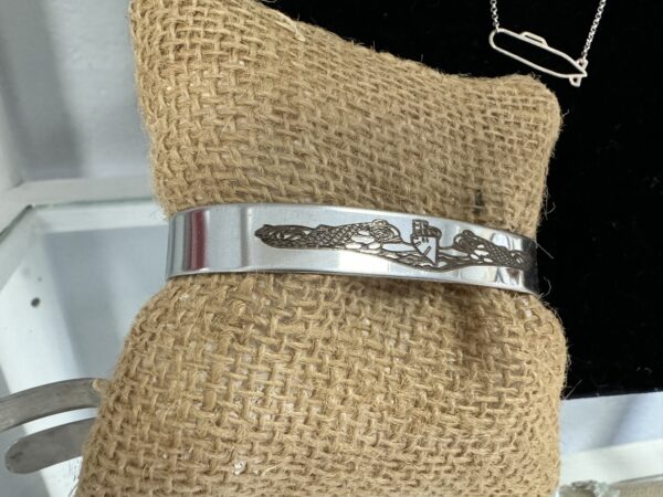 Engraved Metal Bracelet