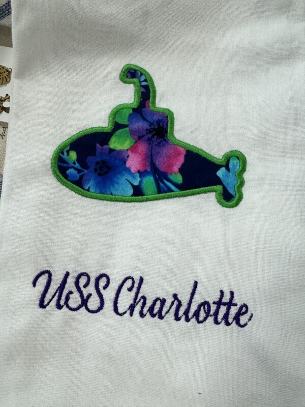 Sub Kitchen Towel - USS Charlotte