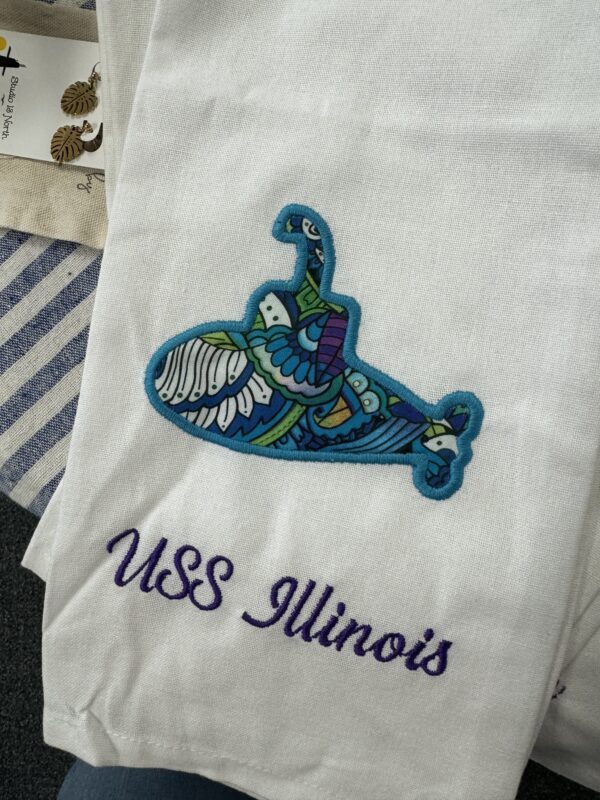 Sub Kitchen Towel - USS Illinois