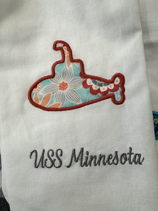 Sub Kitchen Towel - USS Minnesota