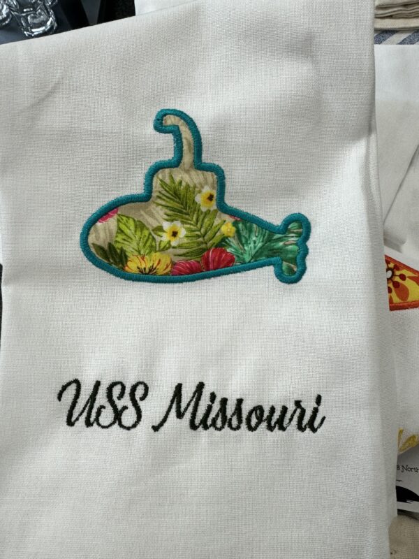 Sub Kitchen Towel - USS Missouri