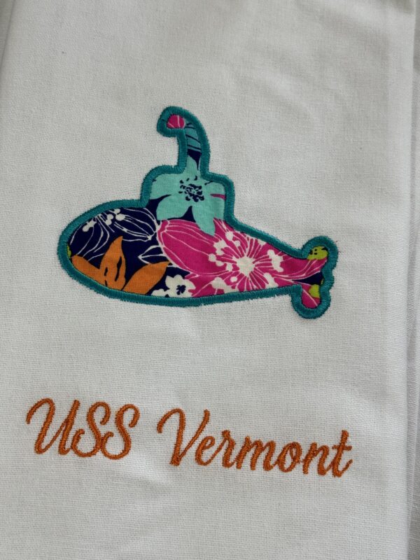 Sub Kitchen Towel - USS Vermont