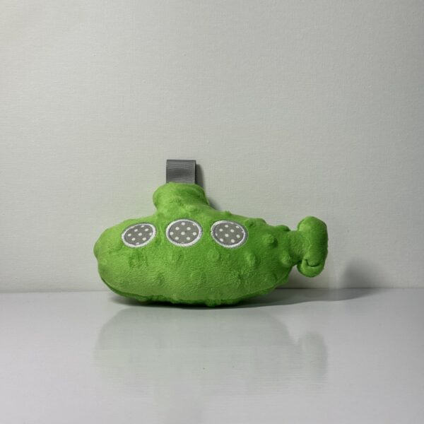 Sub Stuffie (SMALL) - lime green