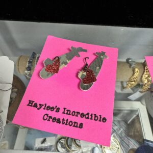 Submarines Earrings - subs with heart