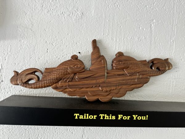 Wooden Dolphins - Walnut