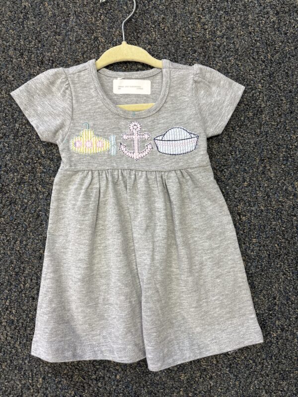 Gray Submarine Baby Dress