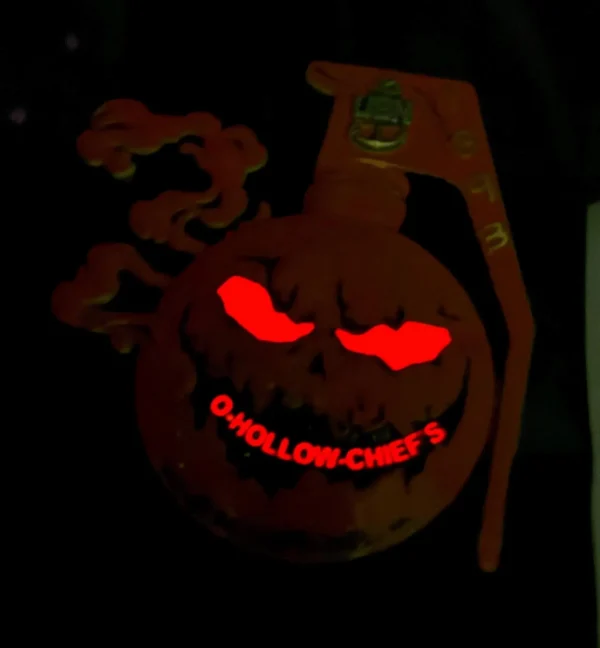 O-Hollow-Chief Pumpkin Challenge Coin (glowing)