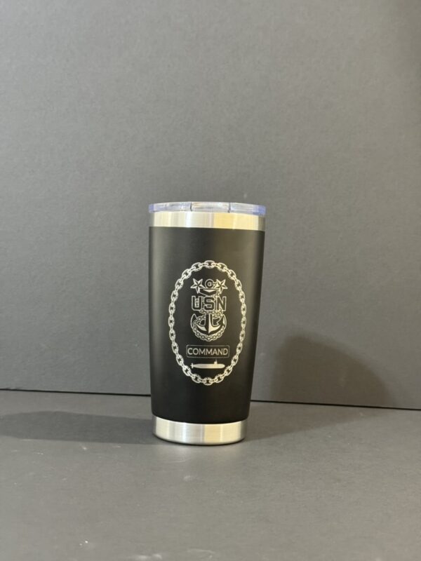 20oz Coffee Tumbler - CMC Cookie with submarine