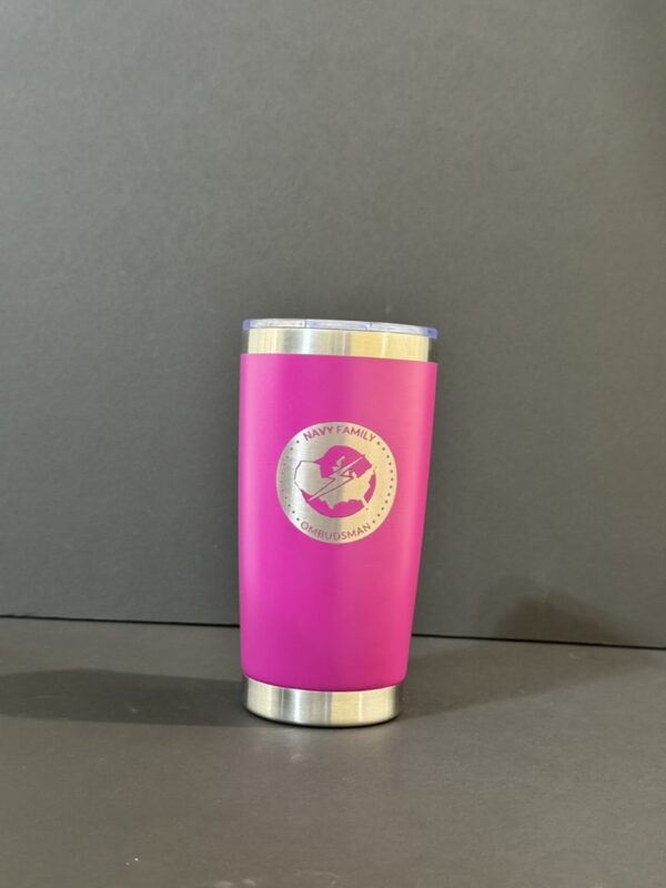 20oz Coffee Tumbler - Ombudsman magenta