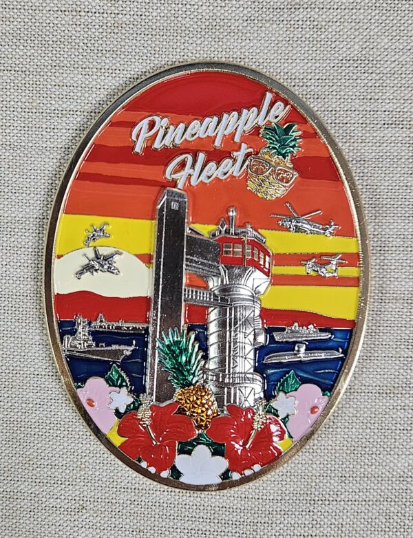 Pearl Harbor Pineapple Fleet Challenge Coin