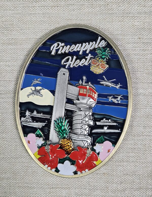 Pearl Harbor Pineapple Fleet Challenge Coin - Image 7