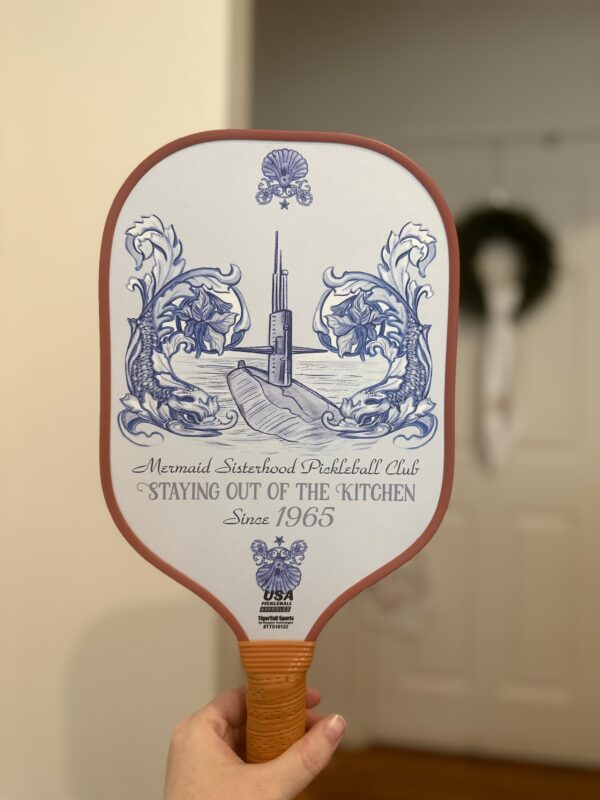 Submarine Themed Preppy Pickleball Paddle