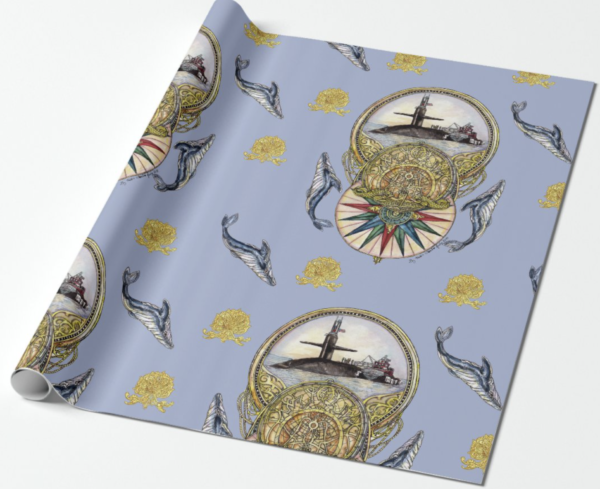 Whale of a Tale Wrapping Paper