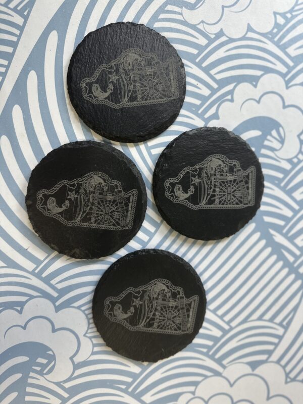 Circle Slate Coasters - Image 3