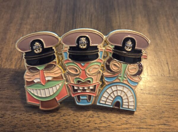 Tiki Chief Two Finger Ring