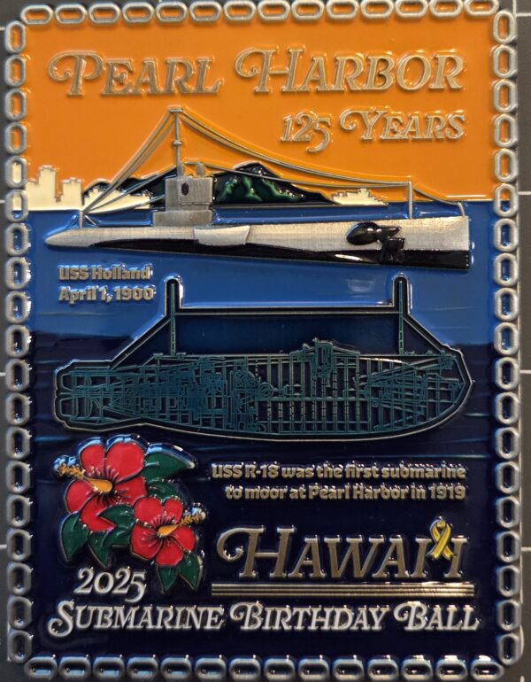Pearl Harbor 125 Years Challenge Coin - Image 4