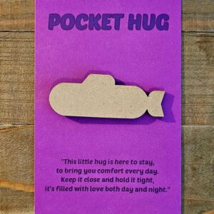 Wooden Pocket Hug Token