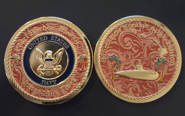 Submarine Spouse Appreciation Challenge Coin